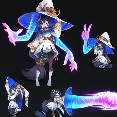 Ystra, Astral Witch, Alexis Pflaum on ArtStation at https://www.artstation.com/artwork/68OP8W Astral Witch, Project Splatoon 3, Astral Realm, Witch Design, Splatoon 3, Witch Art, Game Concept, Arte Fantasy, Character Design References