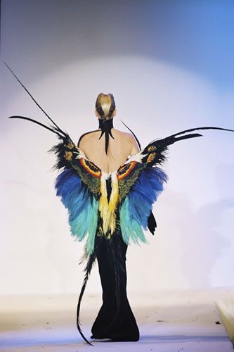 Butterfly Thierry Mugler Biomorphic Fashion, Couture Mode, Butterfly Dress, Foto Art, Thierry Mugler, Vestidos Vintage, John Galliano, Fantasy Fashion, Mode Vintage