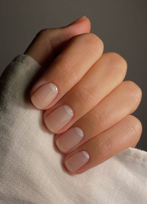 White Skincare, Sophisticated Nails, Neutral Nail Polish, Sheer Nails, Half Moons, Mens Nails, Spring Nail Trends, Nude Nail Designs, Nails Green