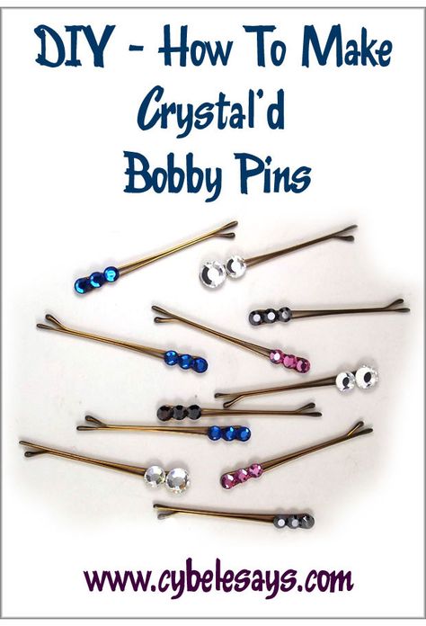 Bobby Pin Crafts, Hair Dangles, Diy Bobby Pins, Bobby Pins Diy, Clothes Swap Party, Cowhide Earrings, Types Of Beauty, Ribbon Barrettes, Pins Diy