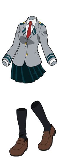 U.a Uniform Bnha, Mha Uniform, Ua Uniforms, My Hero Academia Uniform, Toru Hagakure, Mha Shifting, Anime English, Class 1 B, High School Uniform