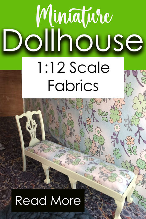 miniature dollhouse 1:12 scale fabrics Diy 1 12 Scale Dollhouse Furniture, How To Build A Doll House Diy, Diy Miniature Dollhouse Accessories, 1 6 Scale Miniatures Diy, 1 12 Scale Miniatures Diy, Mini Furniture Diy, Dollhouse Diy Ideas, Diy Dolls House Accessories, Wallpaper Dollhouse