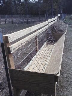 Challenged Survival: The Best Hay Feeder for Goats in the World! Hay Barn Ideas, Hay Feeder For Goats, Diy Hay Feeder, Goat Feeders, Sheep Feeders, Goat Hay Feeder, Goat Fence, Goat Feeder, Goat Playground