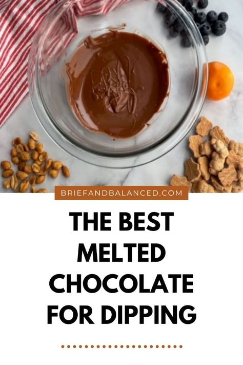 Dipping Chocolate Recipe, Melting Chocolate Chips For Dipping, Melting Chocolate In Crock Pot For Dipping, How To Make Melted Chocolate For Dipping, Easy Way To Melt Chocolate For Dipping, Dipping Fruit In Chocolate, Healthy Dessert Options, Chocolate Dipped Fruit, Chocolate Covered Fruit