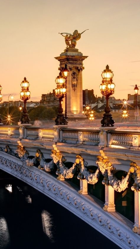 Street Lights, Paris Photo, A Bridge, Krakow, Paris Travel, France Travel, Places Around The World, The Bridge, Crete