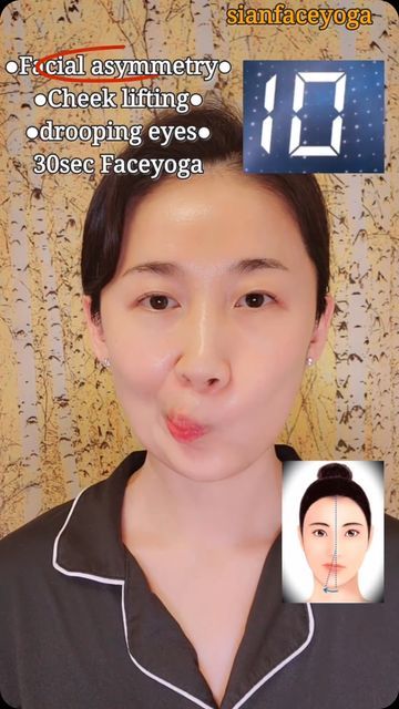 Face Asymmetry, Facial Asymmetry, Mid Face Lift, Cheek Lift, Droopy Eyes, Healthy Herbs, Face Lifting, Yoga Facial, Face Yoga