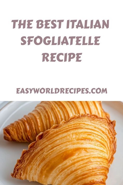 Discover the secrets to crafting delectable Italian Sfogliatelle, a classic Neapolitan delicacy featuring a delightful filling of ricotta and semolina. Indulge in this exquisite pastry for a sweet ending to any meal. Sfogliatelle Recipe Using Puff Pastry, Italian Sfogliatelle Recipe, Italian Pastries Recipes, Dessert Ravioli Recipe, Italian Sfogliatelle, Sfogliatelle Recipe, Recipes Using Puff Pastry, Italian Dessert Recipes, Italian Main Dishes