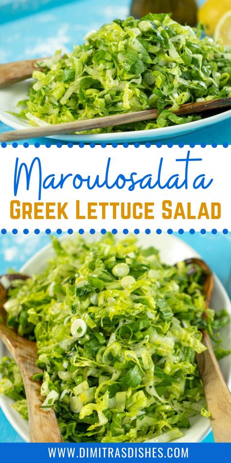 Greek Lettuce Salad, Classic Greek Salad, Greek Salad Recipe, Lettuce Salad Recipes, Lettuce Recipes, For Dinner, Greek Salad Recipes, Dinner Side, Mint Recipes