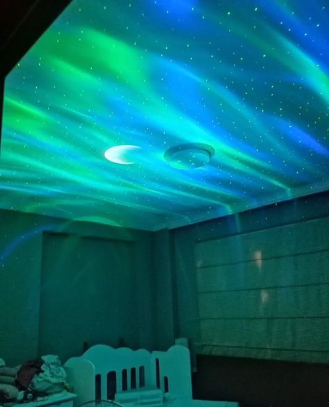 Northern Lights Decorations, Aurora Projector, Galaxy Bedroom, Galaxy Room, Led Projector Lights, Aurora Lights, Galaxy Projector, Galaxy Lights, Sensory Rooms