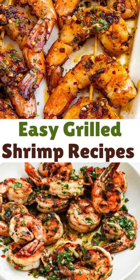 Looking for a quick and delicious dinner idea? These easy grilled shrimp recipes are perfect for busy weeknights! Simple to prepare and full of flavor, these shrimp dishes will be a hit with your family. Whether you prefer spicy, tangy, or savory flavors, there's a grilled shrimp recipe for everyone. #GrilledShrimp #WeeknightDinners #EasyRecipes #SeafoodLovers #HealthyMeals #QuickMeals #GrilledShrimpRecipes #DinnerIdeas #SeafoodRecipes #TastyDinner Italian Grilled Shrimp, Marinade For Shrimp On The Grill, Griddle Shrimp Recipes, Blackstone Shrimp Recipes, Shrimp On The Bbq, Shrimp Recipes Grilled, Shrimp On The Grill, Bbq Shrimp Recipe, Grilled Shrimp Marinade