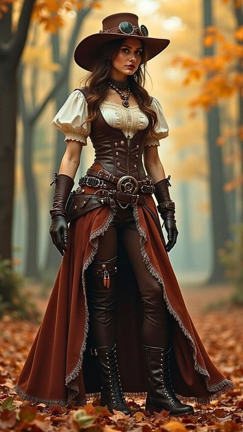 Steampunk Female Character, Steampunk Prom Dress, Steampunk Costume Women, Steampunk Womens Fashion, Steam Punk Cosplay, Steampunk Photoshoot, Steampunk Female, Winter Steampunk, Steampunk Outfits Women