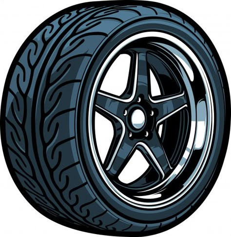 Tire | Premium Vector #Freepik #vector #car #stone #wheel #racing Tire Vector, Tired Cartoon, Motorcycles Logo Design, Jdm Wheels, Tire Art, Automotive Illustration, Jdm Wallpaper, Cool Car Drawings, Automotive Artwork