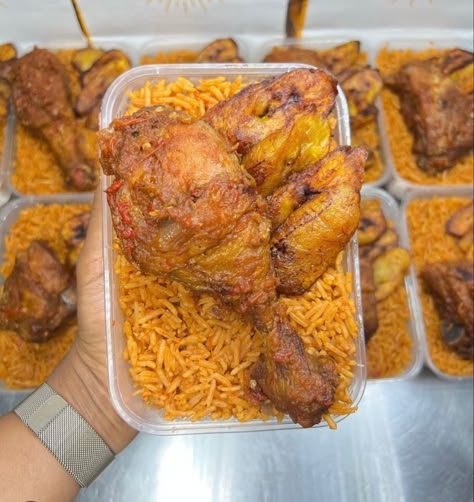 African Food Ideas, Nigeria Food, African Recipes Nigerian Food, Amazing Food Platters, Jollof Rice, Nigerian Food, Tasty Recipes Videos, Makanan Diet, Food Babe