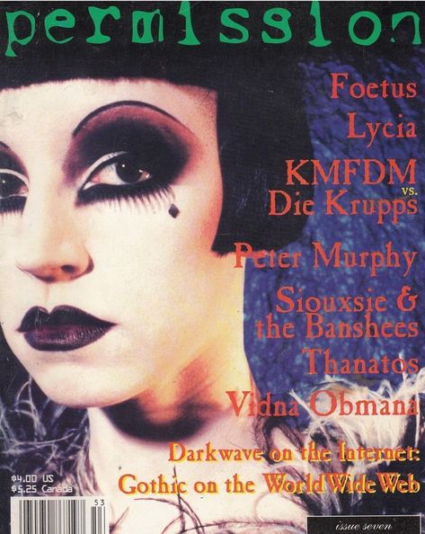 1985 goth magazine Goth Magazine 90s, Goth Fashion Magazine, Goth Magazine Cover, Goth Yearbook Photo, 80s Goth Fashion, Grunge Magazine, Goth Magazine, Dark Sider, Punk Magazine