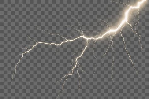 Thunder Overlay, Thunder Png, 2 Pt Perspective, Overlay Effect, Lightning Thunder, Lightning Bolt, Free Image, Transparent Background, Lighting