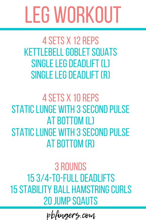 You Go I Go Workout, Bootcamp Ideas, Peanut Butter Fingers, Butter Fingers, 12 Minute Workout, Single Leg Deadlift, Leg Exercises, Leg Day Workouts, Glute Workout