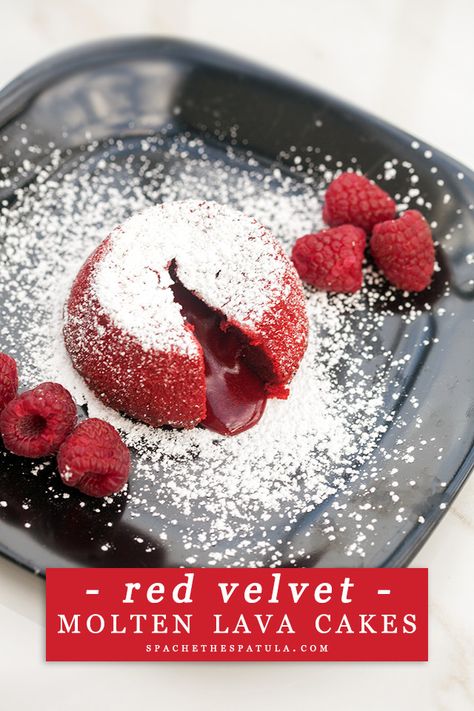 Slice Into One Of These 25 Lava Cake Recipes For Ooey Gooey Goodness Desserts Recipes Easy, Velvet Recipes, Red Velvet Cakes, Molten Cake, Valentines Recipes Desserts, Velvet Cakes, Red Velvet Recipes, Lava Cake Recipes, Molten Lava Cakes