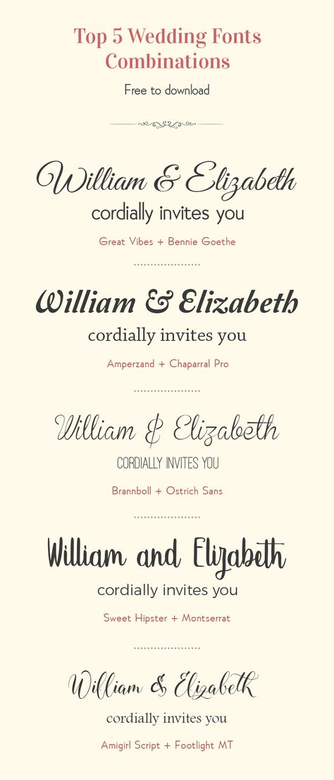 If you’re planning to make your own invitation but have no idea which font to use then we have Free Wedding Font Combinations which will go perfectly with any invitation whether its Wedding, Birthday, Baby Shower e.t.c. (FREE TO DOWNLOAD, Link on image to get the download links) #wedding #calligraphy #free #weddingfonts #fonts #combination #modern #dafonts #modern #elegant #handwritten #simple #pairing #classic #best #invitation #traditional Wedding Font Combinations, Wedding Fonts Combinations, Font Pairing Ideas, Make Your Own Invitations, Free Fonts For Cricut, Pairing Ideas, Wedding Invitation Fonts, Free Calligraphy Fonts, Romantic Fonts