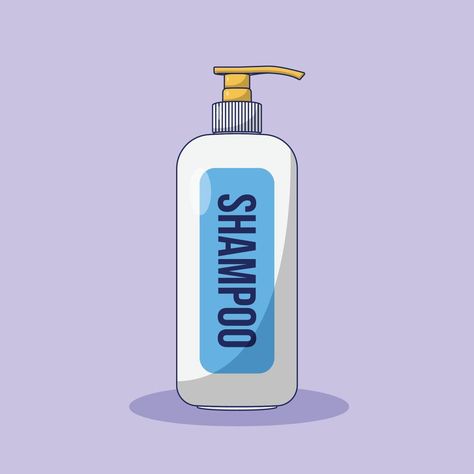 Shampoo Bottle Vector Icon Illustration. Hair Hygiene Vector. Flat Cartoon Style Suitable for Web Landing Page, Banner, Flyer, Sticker, Wallpaper, Background Shampoo Bottle Drawing, Shampoo Drawing, Shampoo Illustration, Hair Hygiene, Spray Vector, Illustration Hair, Web Landing Page, Cute Cartoon Faces, Bottle Vector