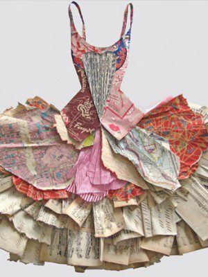 Peter Clark paper dress Arrangements An arrangement of paper , could be inspiration for GCSE question Arrangements Paper Dresses, Paper Fashion, Paper Dress, Charcoal Drawings, Art Dress, Paper Sculpture, Altered Books, Old Books, Paper Projects