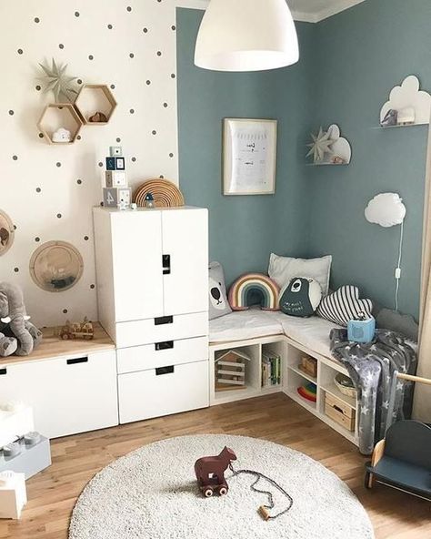 Pinterest -  #Bunte #IMMERSIBLE #KALTE #Kinderzimmer #Kreative #und B Baby Room Boy, Cool Kids Rooms, Living Room Red, Baby Room Design, Nursery Baby Room, Toddler Bedrooms, Living Room Green, Baby Bedroom, Kids Room Design