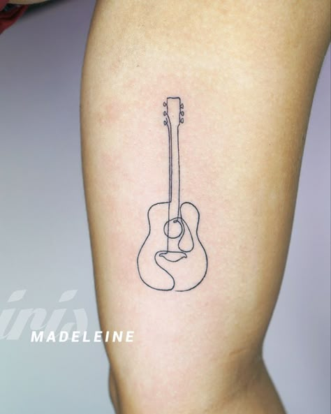 Minimalistic Guitar Tattoo, Guitar Related Tattoos, Dainty Guitar Tattoo, Electric Guitar Tattoos, Tiny Guitar Tattoo, Fine Line Guitar Tattoo, Minimalist Guitar Tattoo, Guitar Pick Tattoo, Small Guitar Tattoo