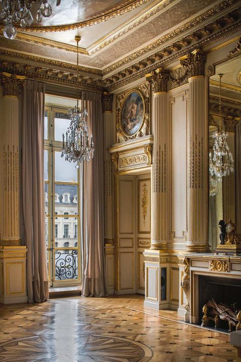 versaillesadness: “ Hotel Baudard de Saint-James, Paris, France. IG: Versaillesadness_ ” Baroque Interior, Palace Interior, Castles Interior, French Architecture, Casa Vintage, Baroque Architecture, Mansion Interior, Paris Apartments, French Interior