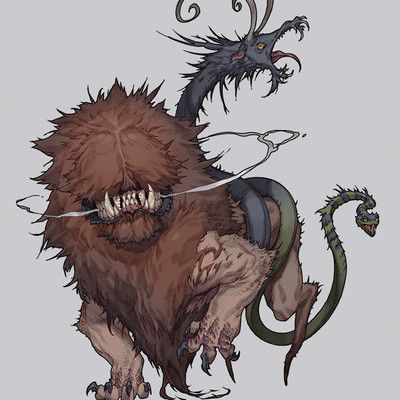 ArtStation - NI O Creature Inspiration, Monster Ideas, Beast Creature, Graphisches Design, Dnd Monsters, Fantasy Beasts, 다크 판타지, Creature Drawings, Monster Concept Art