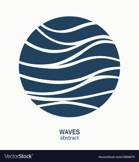 Wave Vector Illustration, Wave Logo Design Ideas, Logo Vague, Flow Logo Design, Wave Logo Design, Wave Icon, Wave Vector, Surf Logo, Waves Design