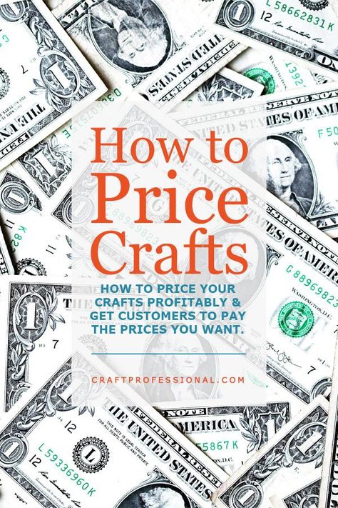 How to price your crafts. Popular strategies for pricing handmade items to help you take the emotion out of pricing. Plus a free craft pricing calculator to help you determine retail and wholesale prices. Pricing Handmade Items, Pricing Crafts, Craft Pricing Calculator, Best Selling Crafts, Starting A Craft Business, Pricing Formula, Selling Crafts Online, Profitable Crafts, Collateral Beauty