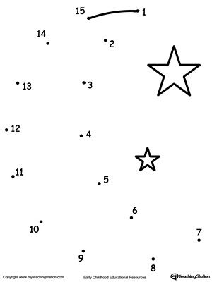 Learning to Count by Connecting the Dots 1 Through 15: Drawing a Moon: Dot to dot worksheets encourages numbers and handwriting skills for preschool, kindergarten and early elementary. Dot To Dot Printables, Space Preschool, Learning To Count, Connecting The Dots, Dot Worksheets, Improve Your Handwriting, Ramadan Activities, Space Activities, Do A Dot