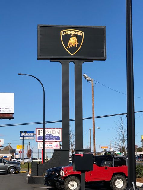 Pole Signage, Building Types, Pole Sign, Signage Ideas, Monument Signs, Led Board, Board Stand, Signage Design, Business Signs