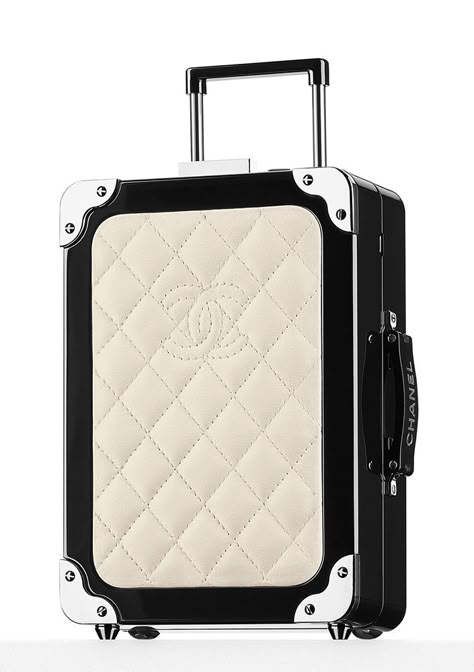 50 Bags (and Prices!) from Chanel’s Travel-Themed Spring 2016 Collection, in Stores Now Mochila Chanel, Chanel Luggage, Luxury Luggage, Cute Luggage, Burberry Handbags, Luggage Sets, Suitcases, Chanel Handbags, Hermes Birkin