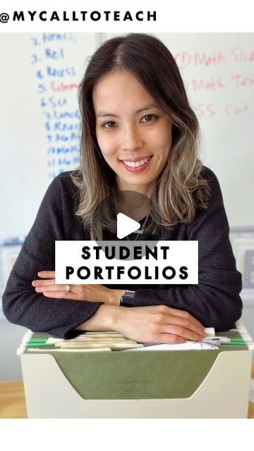 Margaret | 🇨🇦 Elementary Teacher | Teacher tip ➡️ student portfolios
1️⃣ Hand back assessments (I do mine ~2 weeks)
2️⃣ Get them signed
3️⃣ File them
4️⃣ Hand them back at... | Instagram Teachers Portfolio Ideas, Portfolio Ideas For Students, Student Portfolio Ideas, Parent Teacher Interviews, Parent Teacher Relationship, Teacher Portfolio, Teacher Interviews, School Interview, Student Portfolio