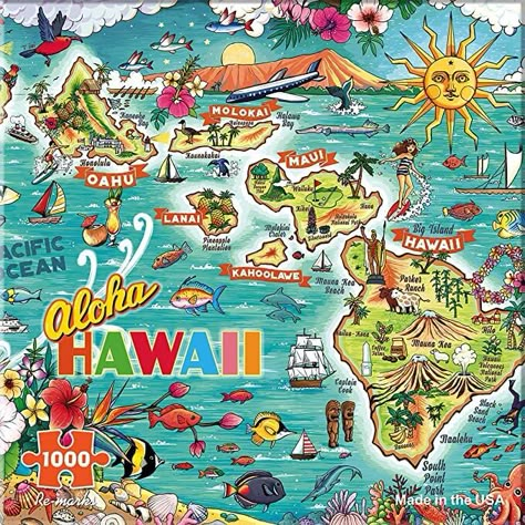 Kauai Vacation, Large Puzzle Pieces, Map Puzzle, Best Scuba Diving, Cruise Excursions, Hawaii Honeymoon, Hawaiian Vacation, Hawaii Trip, Hawaii Life