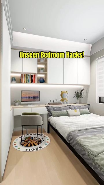 Small Size Bedroom Ideas, Bedroom With Balcony Design, Small Bedroom With Balcony, Space Saving Bedroom Ideas, Homecraft Designer, Bedroom With Balcony, Space Saving Bedroom, Small Bedroom Designs, Balcony Design