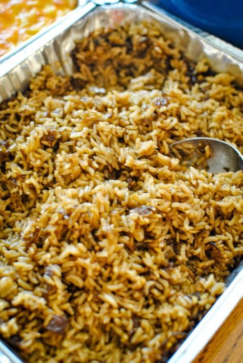 Old West Recipes, Brown Rice Side Dish, Buttered Rice Recipe, Brown Butter Rice, Stick Of Butter Rice, Baked Brown Rice, Rice Side Dish Recipes, Rice Side, Baked Rice