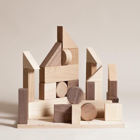 Thinking Blocks 🤔 Designed by @fuzzco. Built by us. Now available at the @pretendstore! Wood Kids Toys, Sand Crafts, Kids Wooden Toys, Kids Wood, Block Toys, Toy Blocks, Heart For Kids, Wooden Gifts, Wood Toys