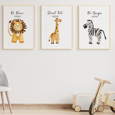 Transform your nursery into a magical space with our stunning nursery art collection. From charming prints to whimsical paintings, we have everything you need to create a cozy and stylish environment for your little one. #nurserydecor #nurseryart #babyroom #babydecor #homedecor #wallart #kidsroomdecor #nurseryinspiration #newborn #parenthood Jungle Animal Art, Nursery Decor Gender Neutral, Playful Animals, Jungle Safari Animals, Neutral Watercolor, Animal Nursery Theme, Gender Neutral Nursery Decor, Whimsical Paintings, Whimsical Wonderland