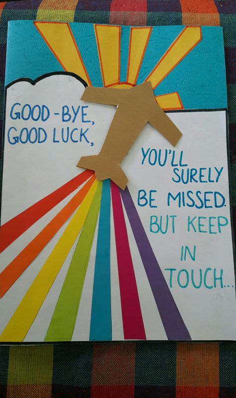 Good Bye Teacher Card From Kids, Farewell Card For Friend, Farewell Cards Handmade, Handmade Farewell Gifts For Seniors, Good Bye Cards For Kids, Farewell Card Ideas Handmade For Seniors, Farewell Cards For Seniors, Farewell Cards For Seniors Handmade, Goodbye Cards For Kids