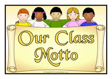 Our Class Motto Display Posters (SB12451) - SparkleBox Class Motto, Display Posters, Paint Splats, Free Teaching Resources, Preschool Activities, Classroom Decor, Teaching Resources, Free Printables, Free Printable