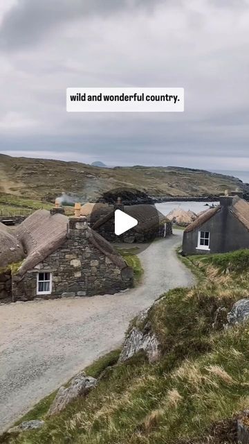 Map of United kingdom on Instagram: "🎥 by @traveltwo_ 🏴󠁧󠁢󠁳󠁣󠁴󠁿 Have you  ever visited Scotland? 🏴󠁧󠁢󠁳󠁣󠁴󠁿" Scottish Croft, Isle Of Lewis, Scottish History, Stone Cottages, Visit Scotland, Thatched Roof, Isle Of Skye, The Isle, Scotland Travel