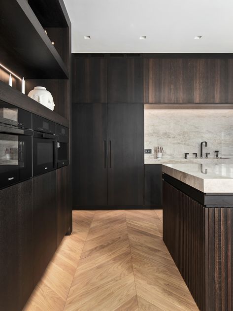 Dekton Arga, Timber Kitchen, Custom Kitchens, Family Kitchen, Bespoke Kitchens, Wood Kitchen, Kitchen Space, Contemporary Interior, Modern Kitchen Design