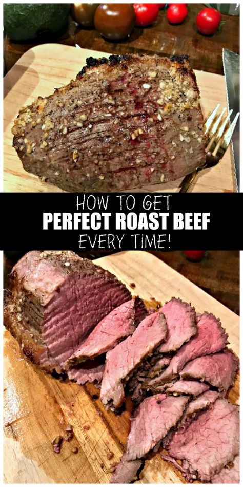 Recipes For Roast, Best Roast Beef Recipe, Perfect Roast Beef, Best Roast Beef, Tender Roast Beef, Roast Beef Recipe, Beef Roasts, Cooking Roast Beef, Best Roast