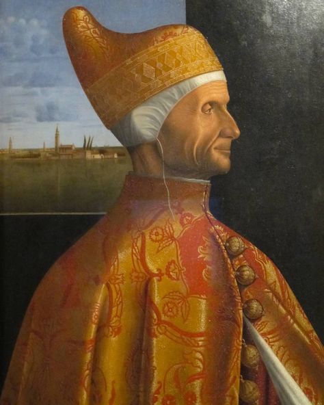 Portrait of the Doge Leonardo Loredan, 1501. Oil on panel, Accademia Carrara, Bergamo Vittore Carpaccio (1472, Venezia, d. 1526, Capodistria). Doge Of Venice, Republic Of Venice, Giovanni Bellini, Web Gallery, Magic Realism, Italian Painters, The Venetian, National Gallery Of Art, Messina