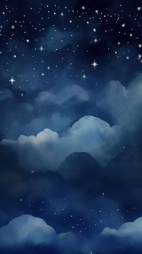 Night sky wallpaper astronomy abstract outdoors. | free image by rawpixel.com / Boom Star Night Background, Night Clouds Wallpaper, Night Sky Art Painting, Aesthetic Night Sky Wallpaper, Night Sky Wallpaper Aesthetic, Aesthetic Wallpaper Space, Night Wallpaper Aesthetic, Blue Space Background, Iphone Wallpaper Galaxy