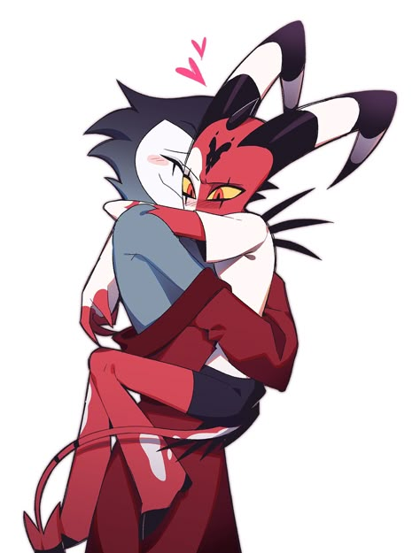 Huggable Nerds! 🫂 Stolas And Blitz, Stolas X Blitzo, Stolas X Blitz, Blitz X Stolas, Blitzo X Stolas, Boss Series, Boss Wallpaper, Image Swag, Helluva Boss And Hazbin Hotel