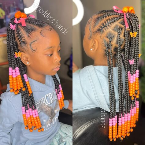 The OFFICIAL Crown Adjuster on Instagram: “YOU CAN'T GO WRONG WITH A HALF UP/HALF DOWN💗🧡💗🧡💗🧡 I JUST LOVEEEEE HER BABY HAIRS THEY'RE SO NATURAL😍😍😍 GODDESS BABY MAZANI👑 • • • •…” Half Up Half Down Braiding Hairstyles, Halloween Braids Hairstyles Black, Half Up Half Down Braids For Kids, Half Up Half Down Braided Hairstyles Kid, Half Up Half Down Braid Styles, Half Up Down Braided Hairstyles Kids, Easter Hair Styles For Kids, Toddler Half Up Half Down Braids, Kids Hairstyles Half Up Half Down