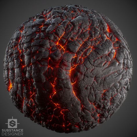 Cooling Magma, Doru Bogdan on ArtStation at https://www.artstation.com/artwork/nQdABO Text Texture, Ice Images, Terrain Texture, Game Textures, Substance Designer, Lava Flow, Material Textures, 3d Texture, Materials And Textures