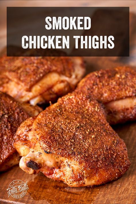 Chicken Legs In Air Fryer, Chicken Thighs Crockpot, Chicken Thighs Boneless Skinless, Smoked Chicken Thighs, Chicken Thighs In Oven, Smoked Chicken Recipes, Healthy Chicken Thigh Recipes, Chicken Thighs Recipe, Thighs Recipe